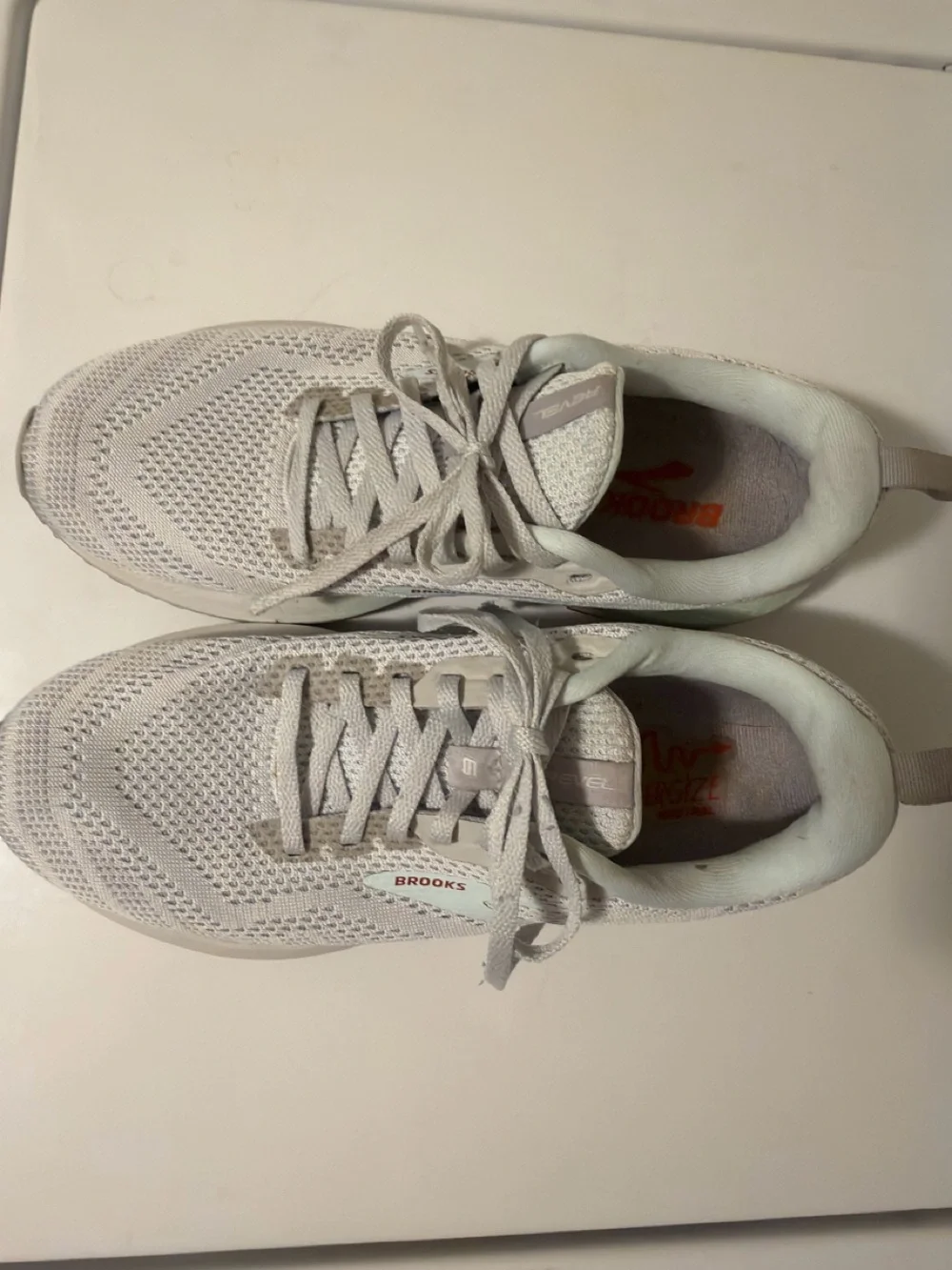 Energie Women's Light Gray and White Knit Sneakers